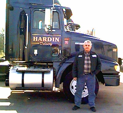 Here is Larry and his truck in 1997.